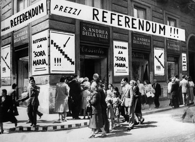 Sale Prices for the Referendum by Luigi Leoni