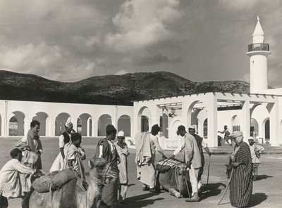 Scenes of Urban Life in the Farming Village Muslim El Fager Al Fajr or Dawn, Benghazi, Cyrenaica by Luigi Leoni