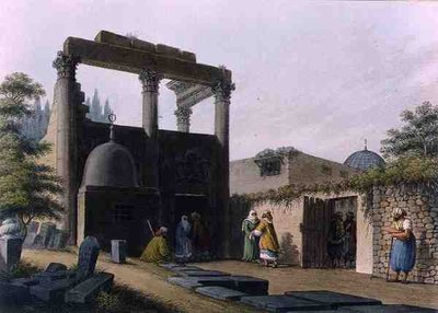 Mosque at Latachia, Plate 1, in Syria by Luigi Mayer