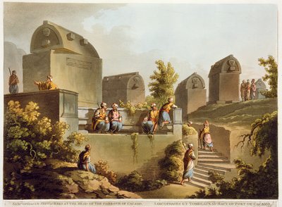 Sarcophagi and Sepulchres at the Head of the Harbour at Cacamo, from 