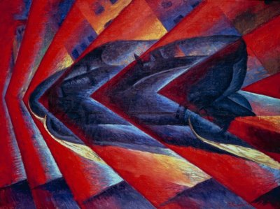 Dynamism of an Automobile by Luigi Russolo