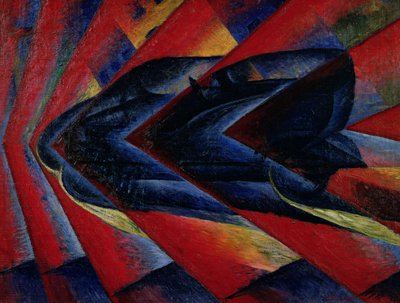 The Dynamism of an Automobile by Luigi Russolo