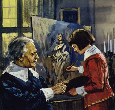 Anthony Van Dyck studied as a boy under a local painter named Henry Van Balen by Luis Arcas Brauner