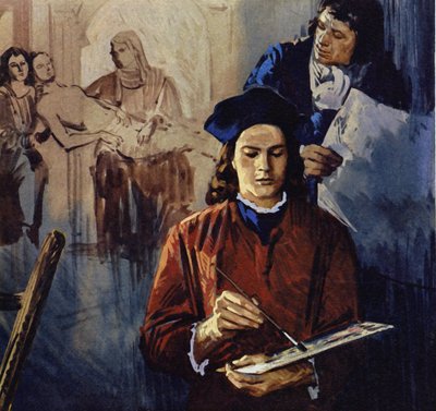 Raphael was apprenticed to the painter Perugino by Luis Arcas Brauner