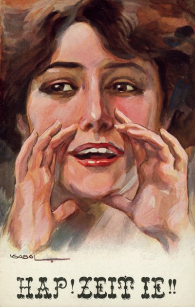 Woman Calling Out by Luis Usabal
