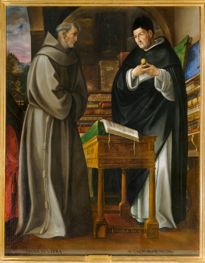 Saint Bonaventura and Saint Thomas Aquinas by Luis de Carvajal