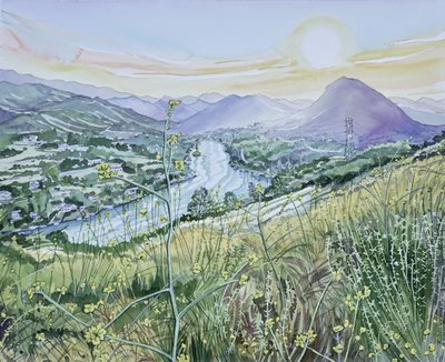 River Valley Sunrise by Luisa Millicent