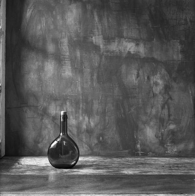 Dark Glass Bottle Still by Luiz Laercio