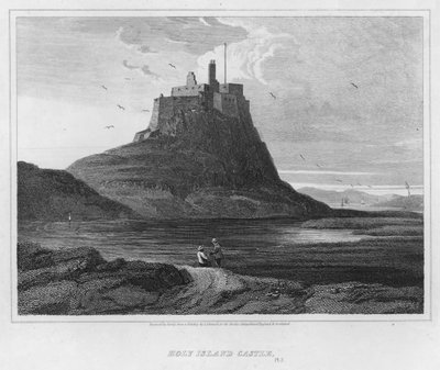 Holy Island Castle by Luke (after) Clennell