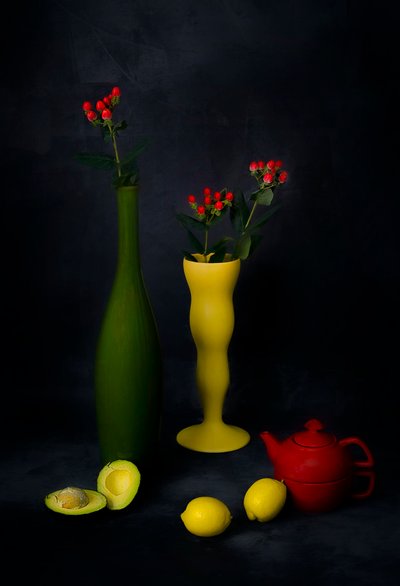 Colorful Kitchen Still Life by Lydia Jacobs