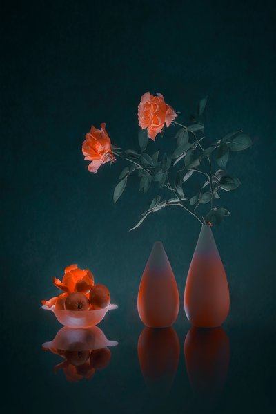 Elegant Dark Floral by Lydia Jacobs