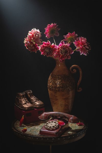 Nostalgic Still Life Arrangement by Lydia Jacobs