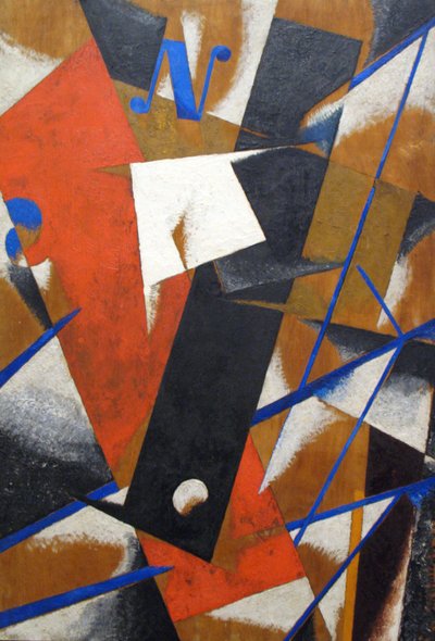 Space-power construction by Lyubov Popova