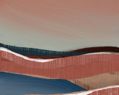 Abstract Earth Layers by MANSI SAXENA