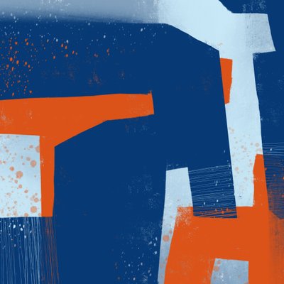Bold Abstract Shapes by MANSI SAXENA