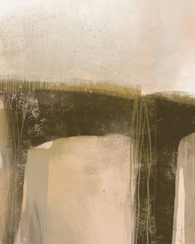 Earthy Abstract Landscape by MANSI SAXENA
