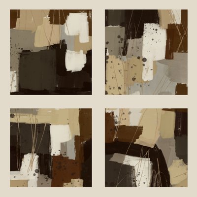 Earthy Abstract Strokes by MANSI SAXENA