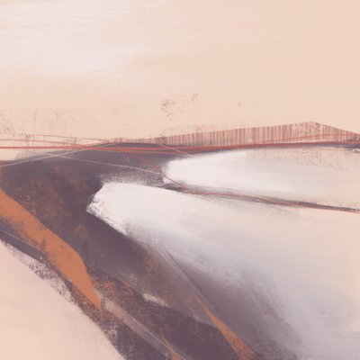 Muted Desert Horizon by MANSI SAXENA