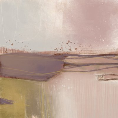 Serene Abstract Landscape by MANSI SAXENA