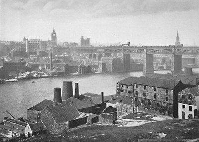 Newcastle-on-Tyne, from the Rabbit Banks by M. Aunty