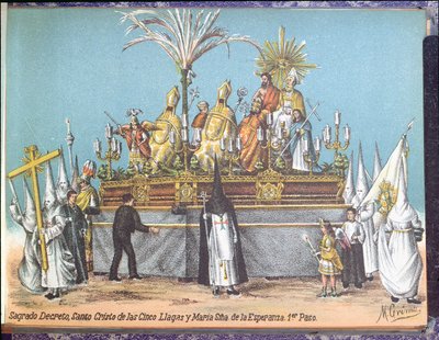 Procession During Holy Week in Seville by M. Grima