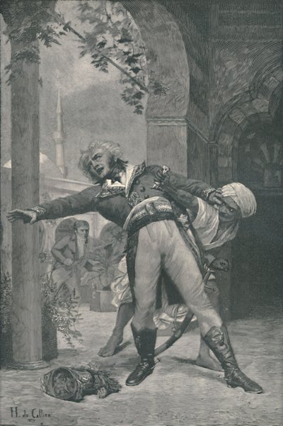 The Assassination of Kléber at Cairo, June 14, 1800 by Horace de Callias
