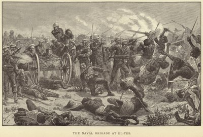 The Naval Brigade at El-Teb by M. Schonberg