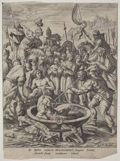 The Seven Maccabean Brothers Killed by Antiochus by Maarten de Vos