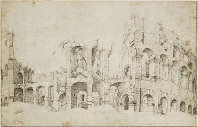 Rome, the Colosseum by Maarten van Heemskerck
