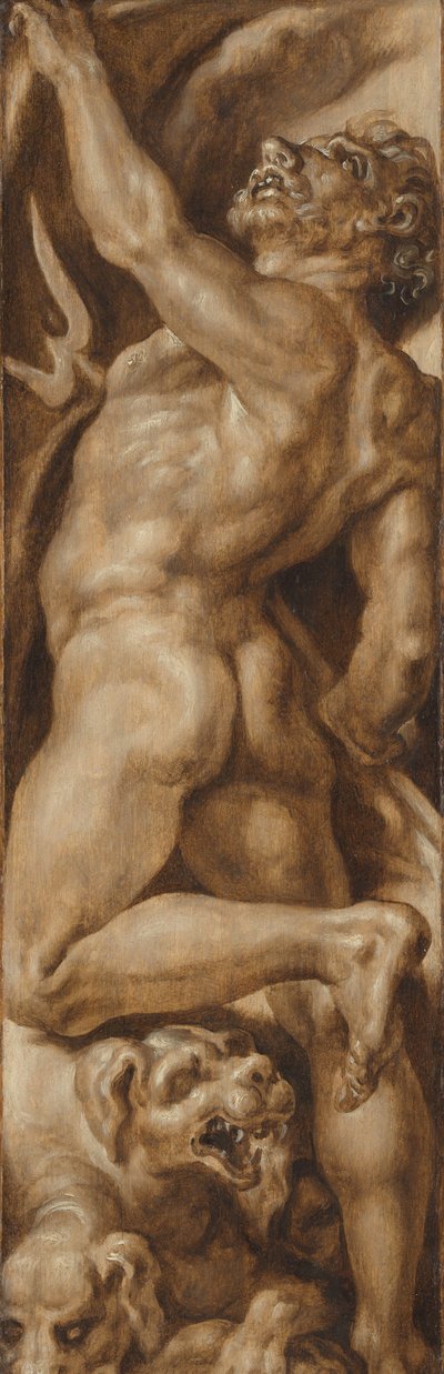 Pluto and Cerberus by Maarten van Heemskerck