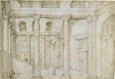 Portico of the Pantheon by Maarten van Heemskerck