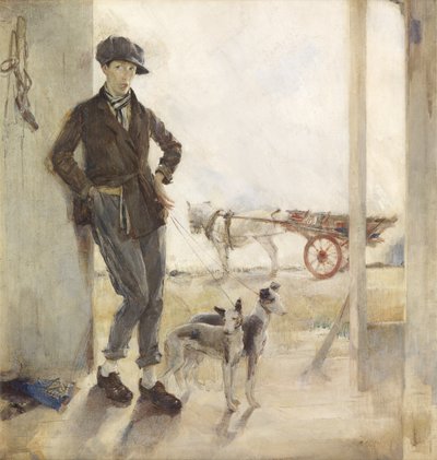 Coster with Dogs by Madeline Emily Green