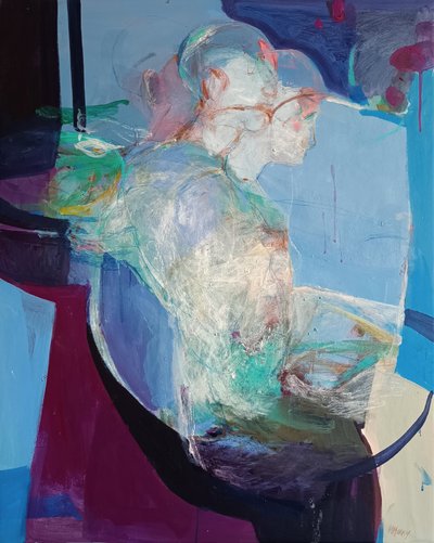 In Stillness We Unfold: Becoming, 2025 by Madgalena Morey