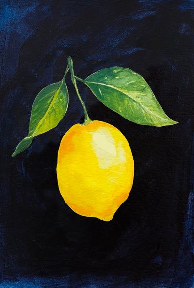 Vibrant Lemon Branch by Madison Phipps
