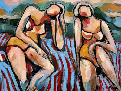 Summer Beach Lounging by Magdalena  Krzak