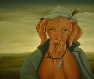 Hunting Dog, 2021 by Magdolna Ban