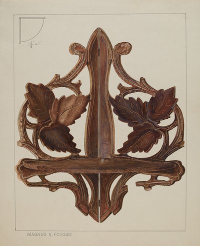 Shelf Corner Bracket by Magnus S. Fossum
