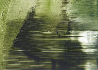Fluid Green Abstract by Maira Ribena