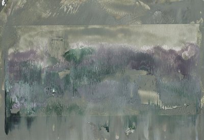 Misty Abstract Landscape by Maira Ribena