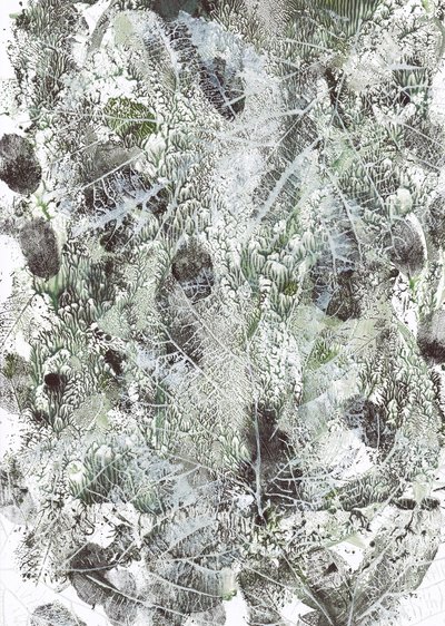Organic Leaf Imprints by Maira Ribena