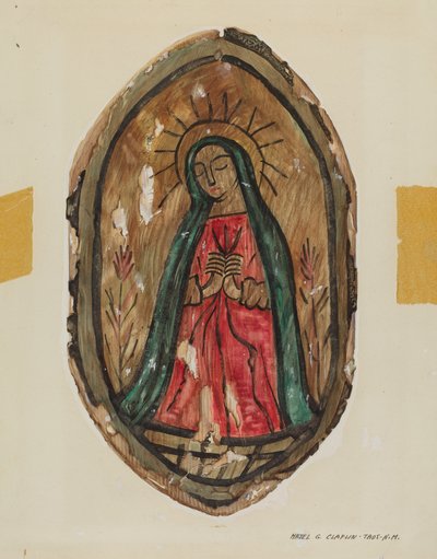 Retablo - Santa Maria by Majel G. Claflin
