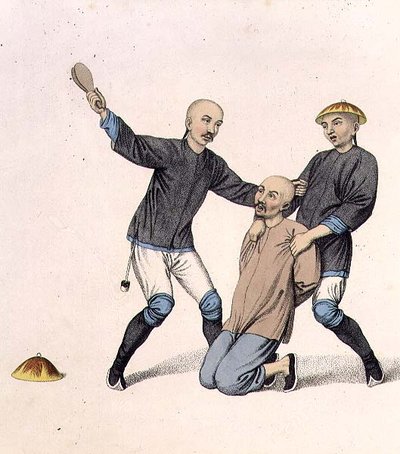 Punishing a Boatman, plate 7 from 
