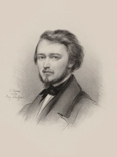 Portrait of the Violinist and Composer Hubert Léonard by Maksymilian Fajans