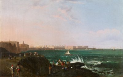 View of Cadiz by Manuel Barron y Carrillo