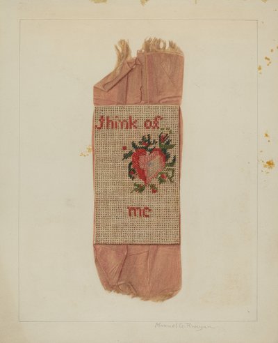 Bookmark Valentine by Manuel G. Runyan