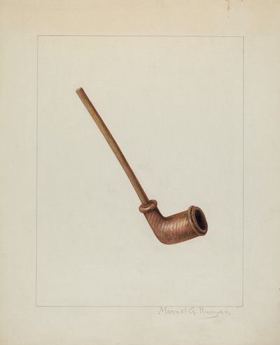 Clay Pipe by Manuel G. Runyan