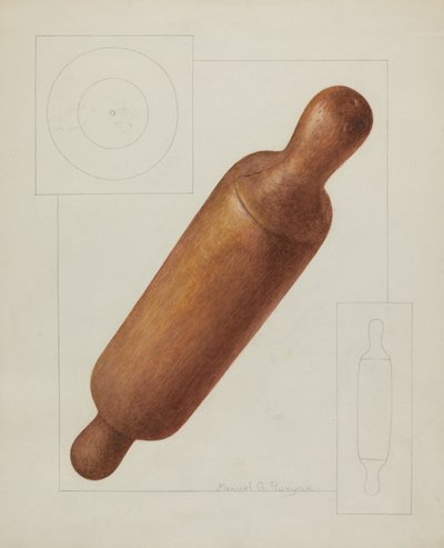 Dough Rolling Pin by Manuel G. Runyan