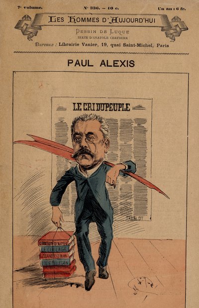 Cover of The Men of Today, Number 336, Illustration by Manuel Luque: The Cree of the People - Alexis Paul by Manuel Luque