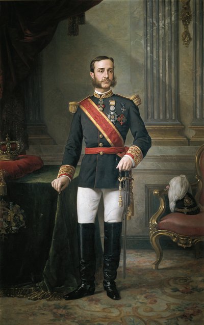 Portrait of Alfonso XII by Manuel Ojeda y Siles