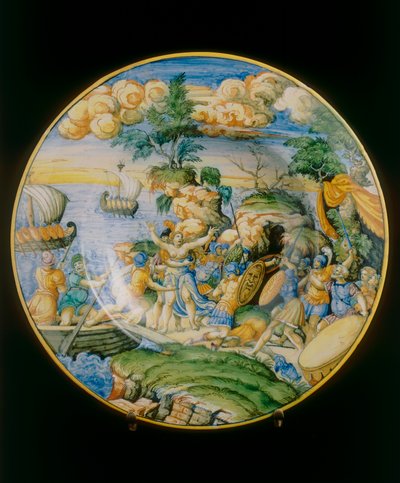 Rape of Elena, plate attributed to Marcantonio Raimondi, Museo Nazionale del Bargello, Florence by Marcantonio (attr.to) Raimondi